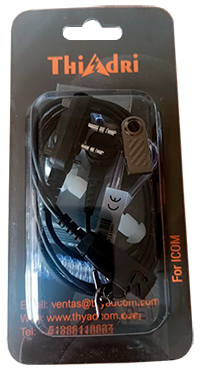 Auricular con tubo acustico para Walkie Talkie ICOM